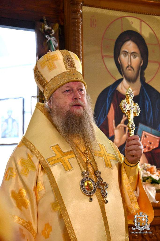 Преосвященнійший єпископ Волинський і Луцький Нафанаїл молитовно відзначив день ангела. ФОТО